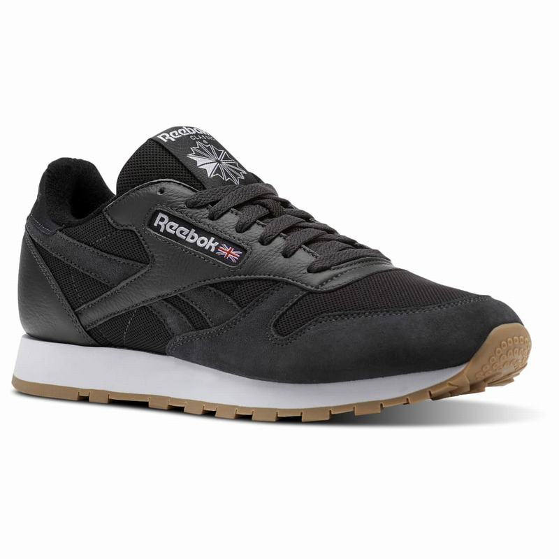 Reebok Classic Leather Estl Tenisky Panske - Čierne NW4086EO